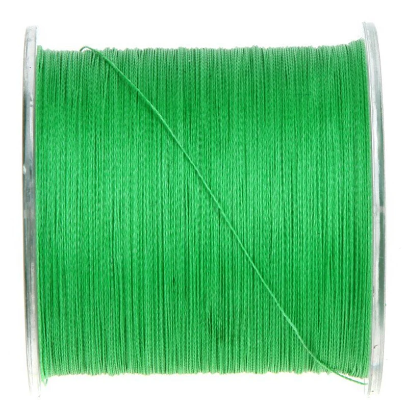 

CGDS 500M 50LB Colorful 4 Strands Multifilament PE Braid Fishing Line (Light Green)