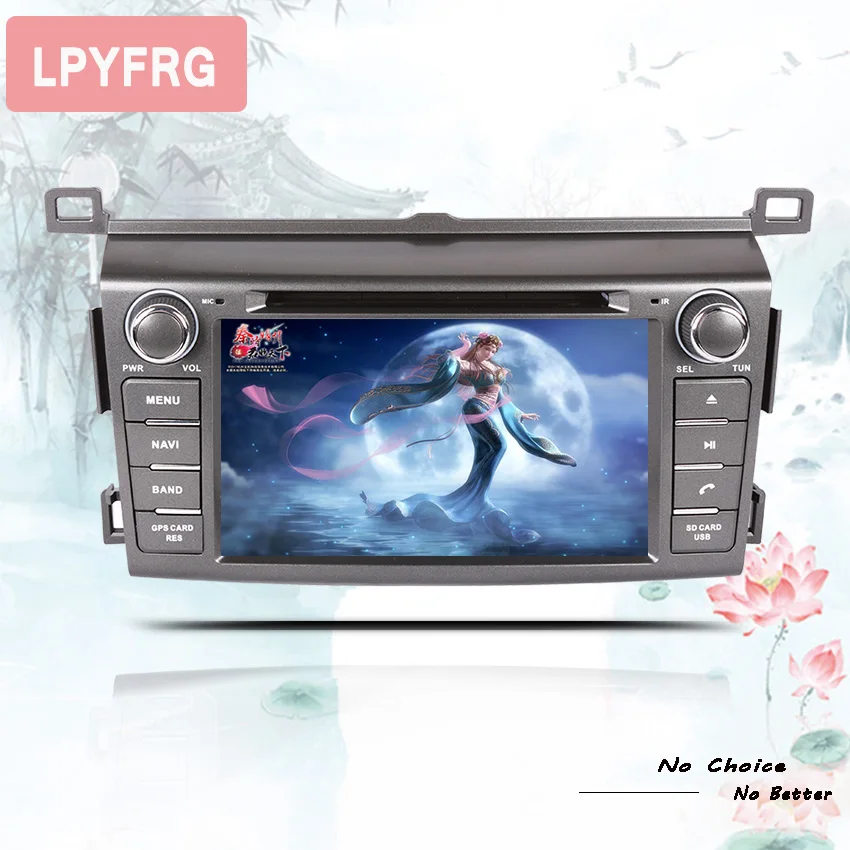 Cheap 8 Core Android 9.0 car dvd player for Toyota RAV4 Rav 4 2013-2015 2016 2017 2018 2din 1024*600 car dvd gps wifi Tape Recorder 5