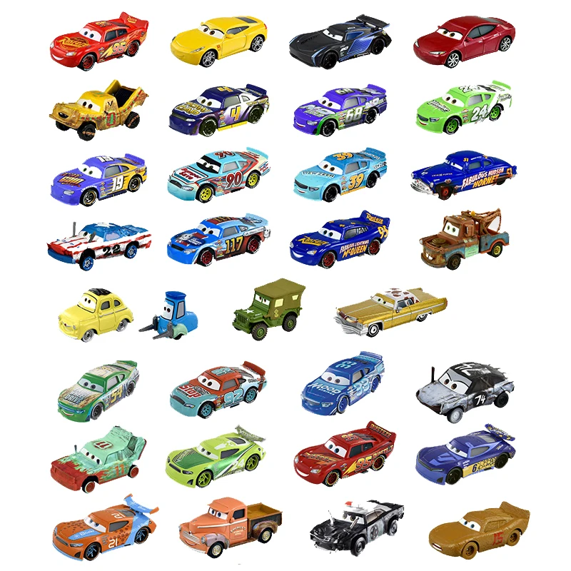 

1:55 Disney Pixar Cars 3 2 New Roles Storm Jackson Lighting McQueen Miss Fritter Cruz Ramirez Metal Car Toys Boy Birthdays Gift