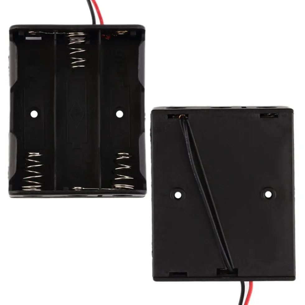 

Battery Box Slot Holder Case for 3 Packs Standard AA 1.5V Batteries