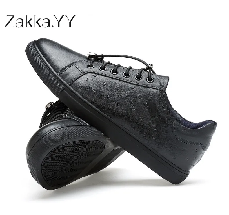 

New 2018 Men High Quality Shoes Genuine Leather Men's Flats Mens Loafers Fashion Designer Elastic Band Espadrilles Big Size36-47