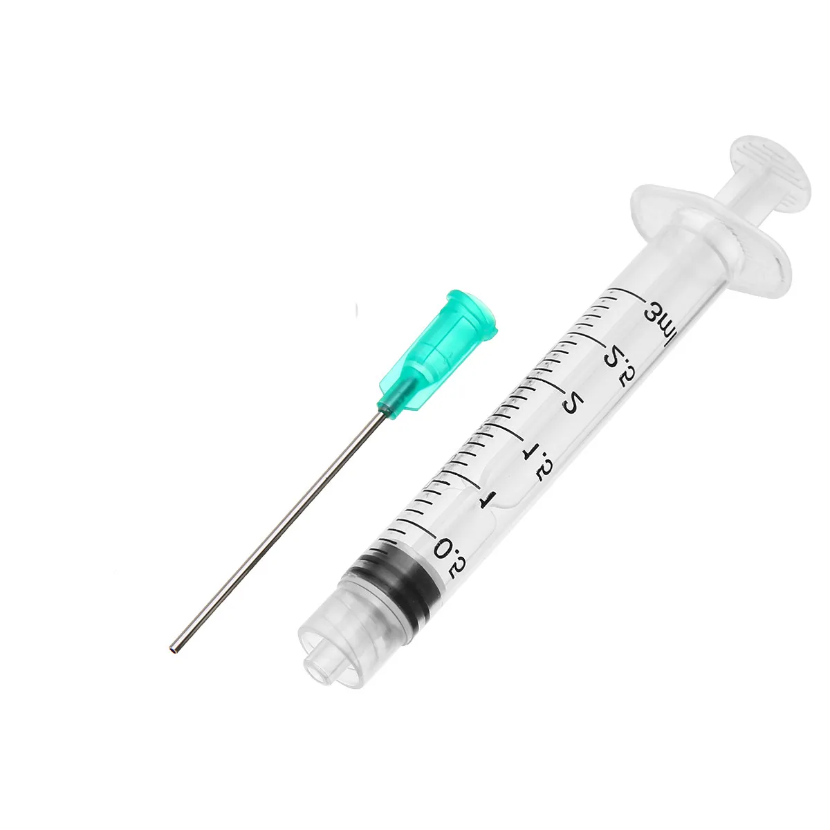5pcs/set Syringes Needles 3ml Dispensing Syringe + 18 ga 1.5 inch Blunt Tip Needle For Mixing Liquid Wholesale