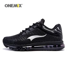 ONEMIX hombre zapatillas de correr para hombre buen cojín Shox entrenadores deportivos zapatos deportivos Max negro transpirable caminar al aire libre zapatillas de deporte 7