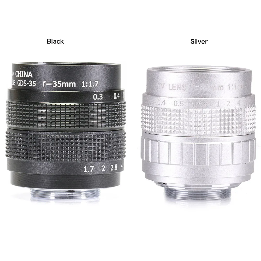 Фуцзянь 35 мм f1.7 C mount объектив камеры видеонаблюдения для M4/3 / MFT Mount camera |