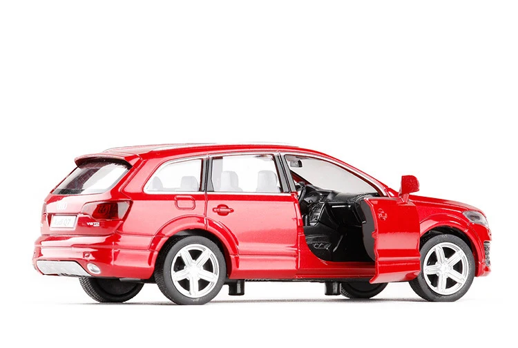 Simulação de Alta Modelo de Carro Carros de Brinquedo Educativo para as Crianças Cidade Audi q7 Liga Coleção Diecast Metal Pull Back Presentes 1:36 Rmz V12 7 Cheap Carrinhos de brinquedo e de metal