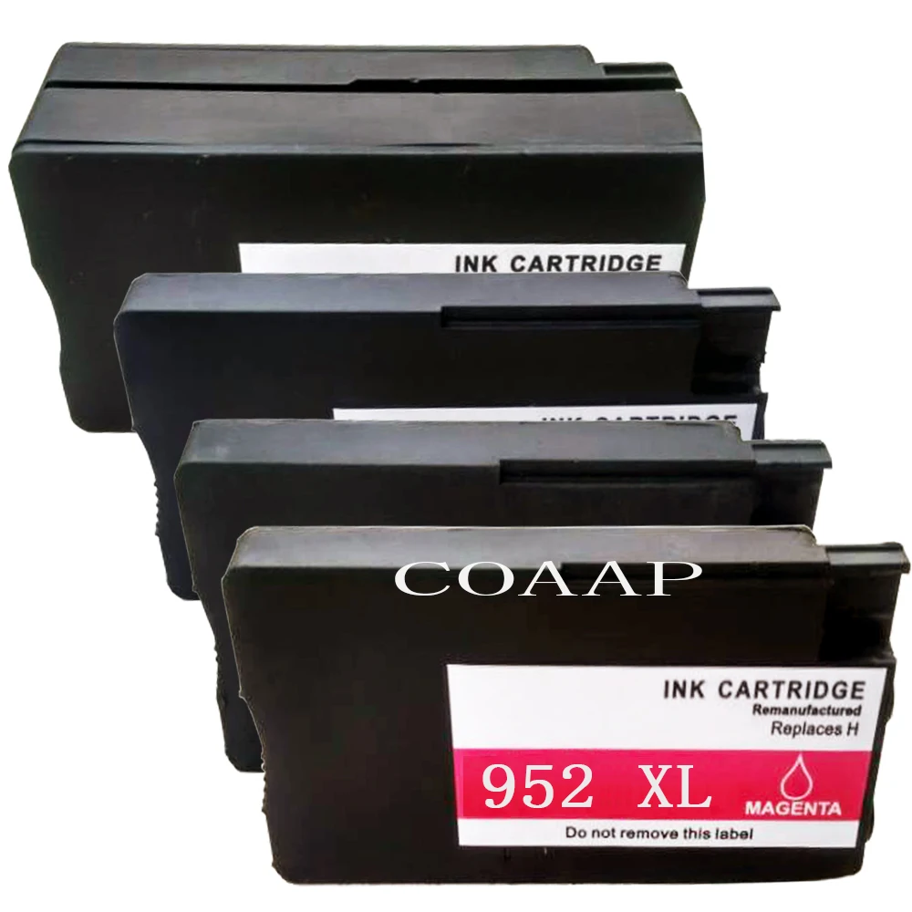 

4 Replacement ink cartridge For HP 952 XL F6U19AN L0S61AN L0S64AN L0S67AN for HP OfficeJet Pro 7720 7740 Wide Format All-in-One