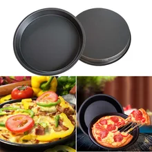 Pizza plate 8 inch Round Pizza Pan Tray carbon steel non-stick Mold Baking Tool Baking Mould Pan Patterndrop shipping Pizza plate 8 inch Round Pizza Pan Tray carbon steel non-stick Mold Baking Tool Baking Mould Pan Patterndrop shipping