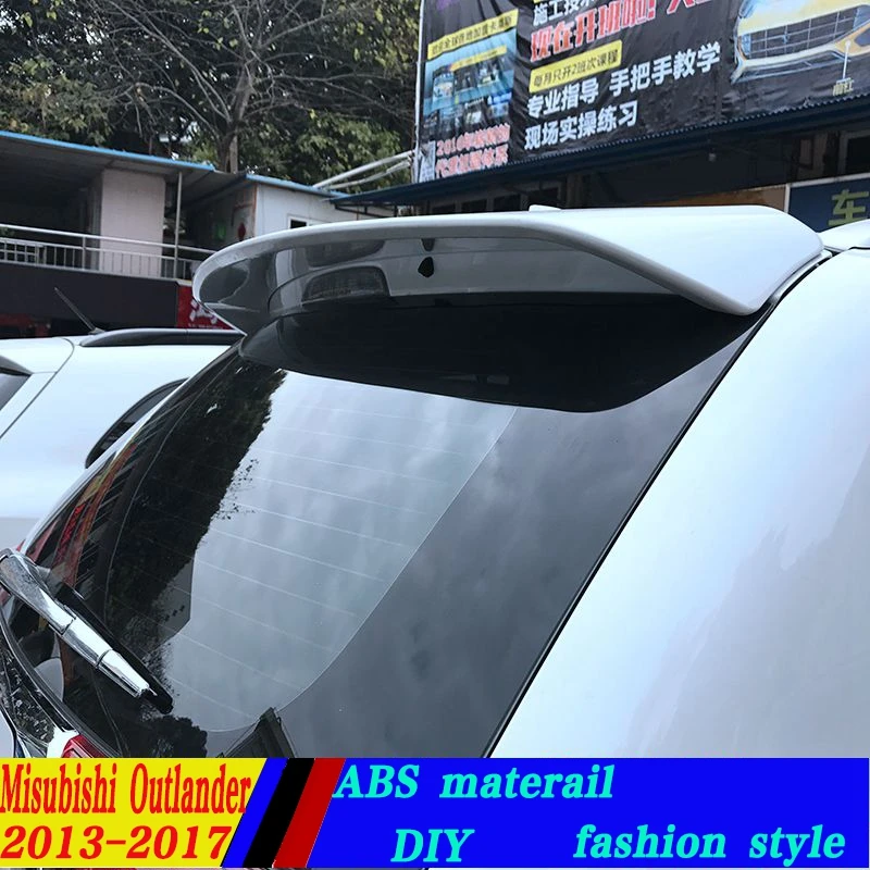 Используйте для mitsubishi outlande спойлер 2008-2013 outlander спойлер высокого качества ABS Материал заднее крыло автомобиля цветной спойлер