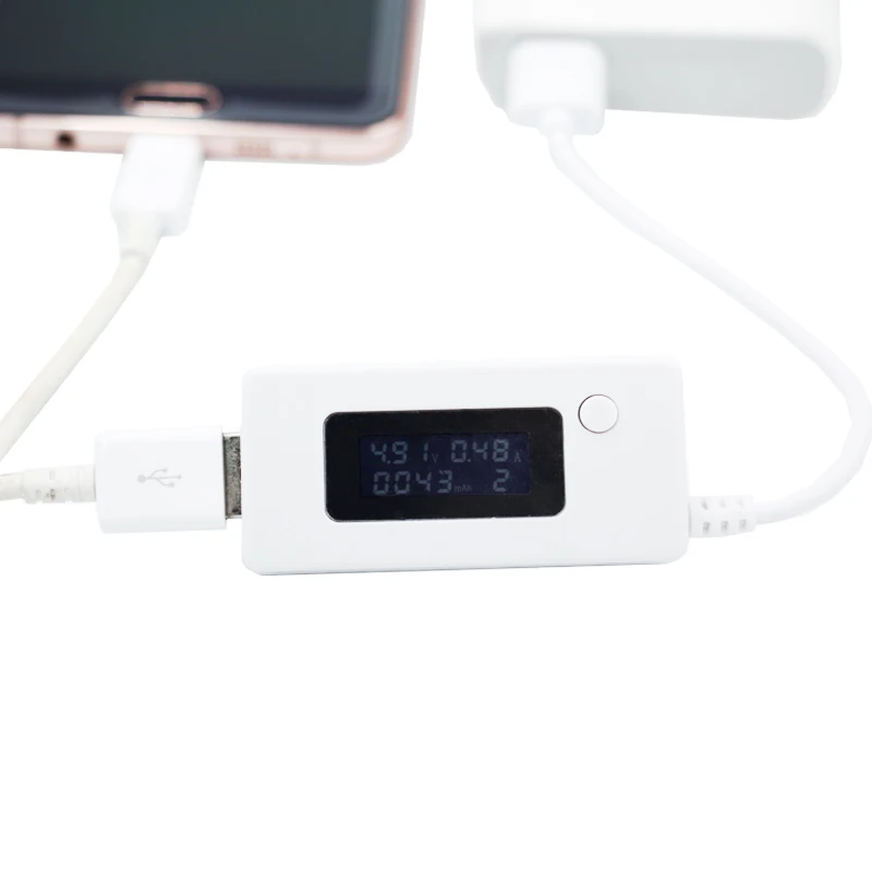 ЖК-дисплей USB батарея Емкость Напряжение Ток Тестер Метр мобильное зарядное устройство USB детектор скидка 20