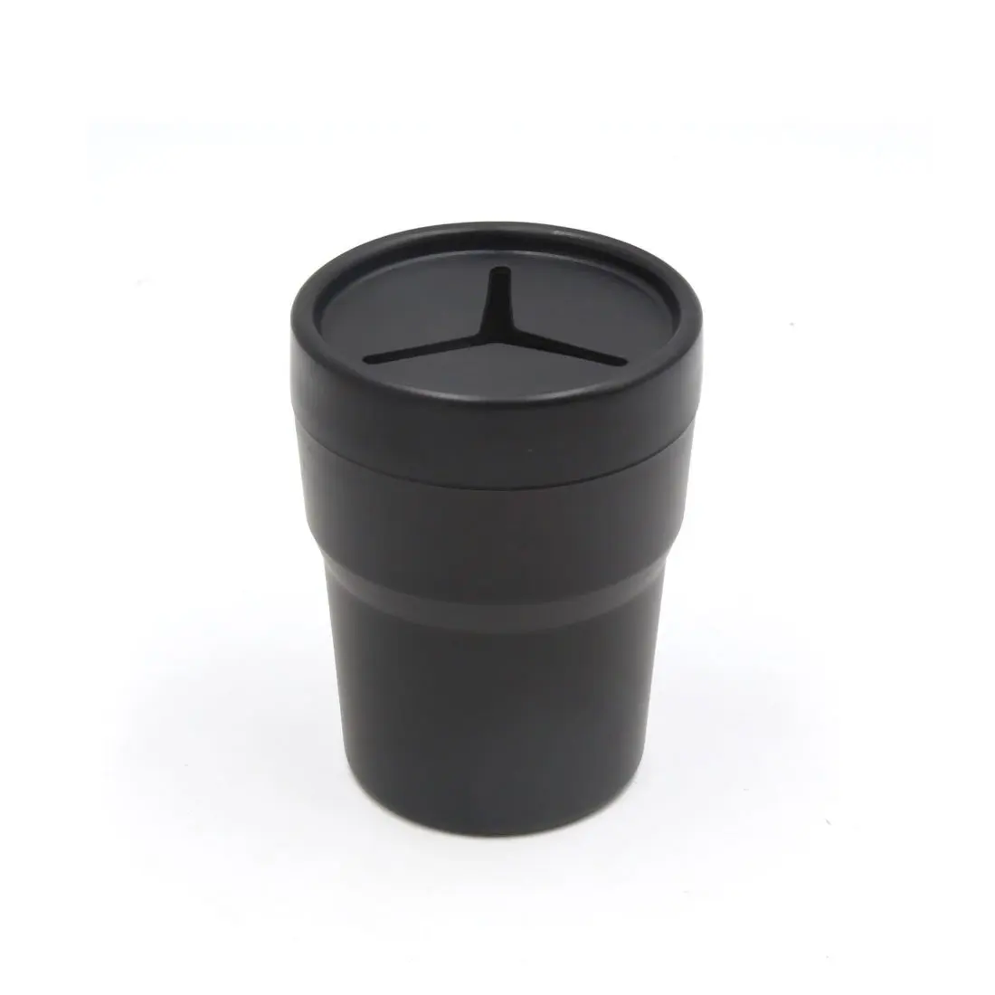 

uxcell Black Mini Multipurpose Trash Rubbish Bin Can Garbage Dust Case Holder for Car