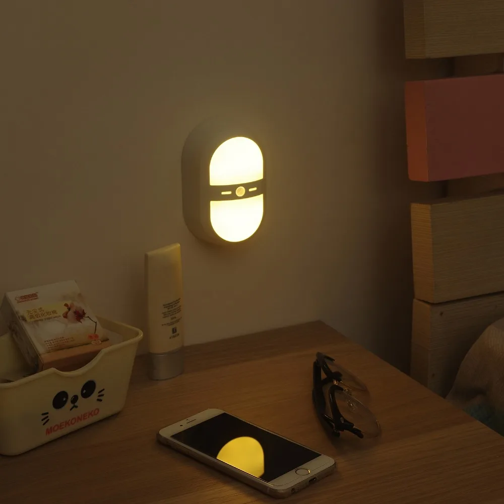 ZUCZUG-F-HRTE-wand-Licht-Drahtlose-Automatische-PIR-Motion-Sensor-Aktiviert-Induktion-Licht-Lampe-Indoor-Outdoor