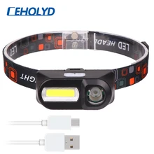 Q5 светодиодный налобный фонарь, лампа-вспышка, светильник USB, перезаряжаемый, 18650 фонарь для кемпинга, туризма, ночной рыбалки, светильник, головной светильник