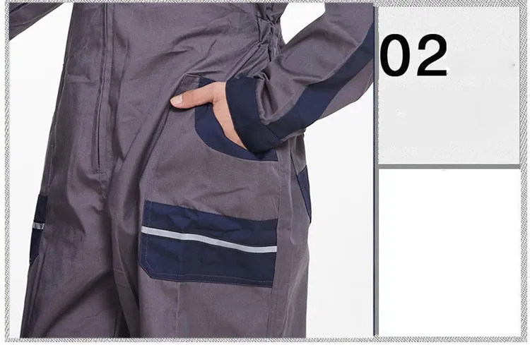 Mens Work Clothing Long Sleeve Coveralls High Quality Overalls Worker Repairman Machine Auto Repair Electric Welding Plus Size (4)