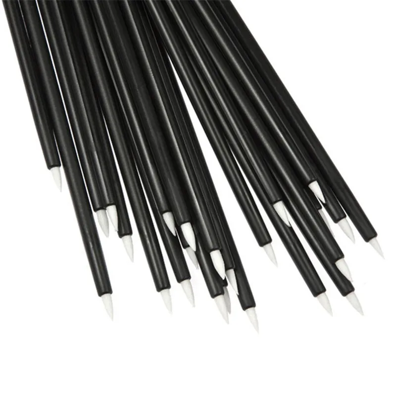 

50 Pcs Disposable Eyeliner Makeup Wand Applicators Eye Liner Lip Glossy Wands Pen Cleaner Applicator Eyeshadow Lip Brushes Tools