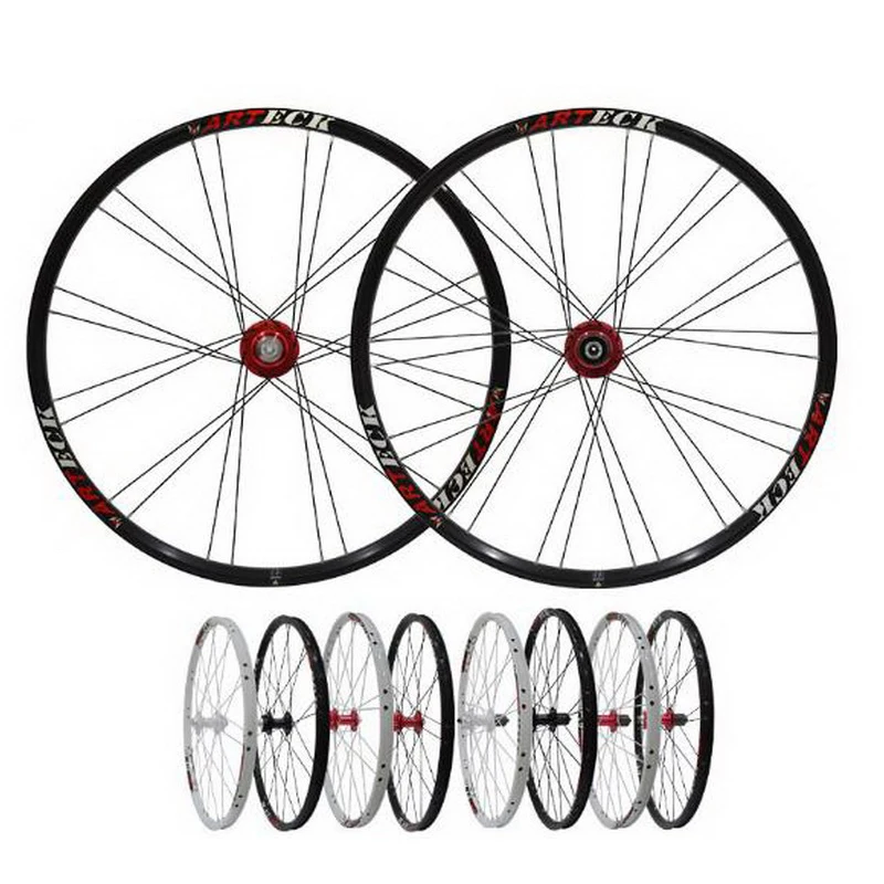 230914/Mountain bicycle Wheel Group Bicycle / Pei Lin Quick Release Flower Drum 26 inch double circle disc brake wheel rim