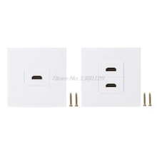 86 Тип настенной панельной розетки HDMI высокой четкости цифрового ТВ сетевой кабель выход DEC07 и Прямая поставка