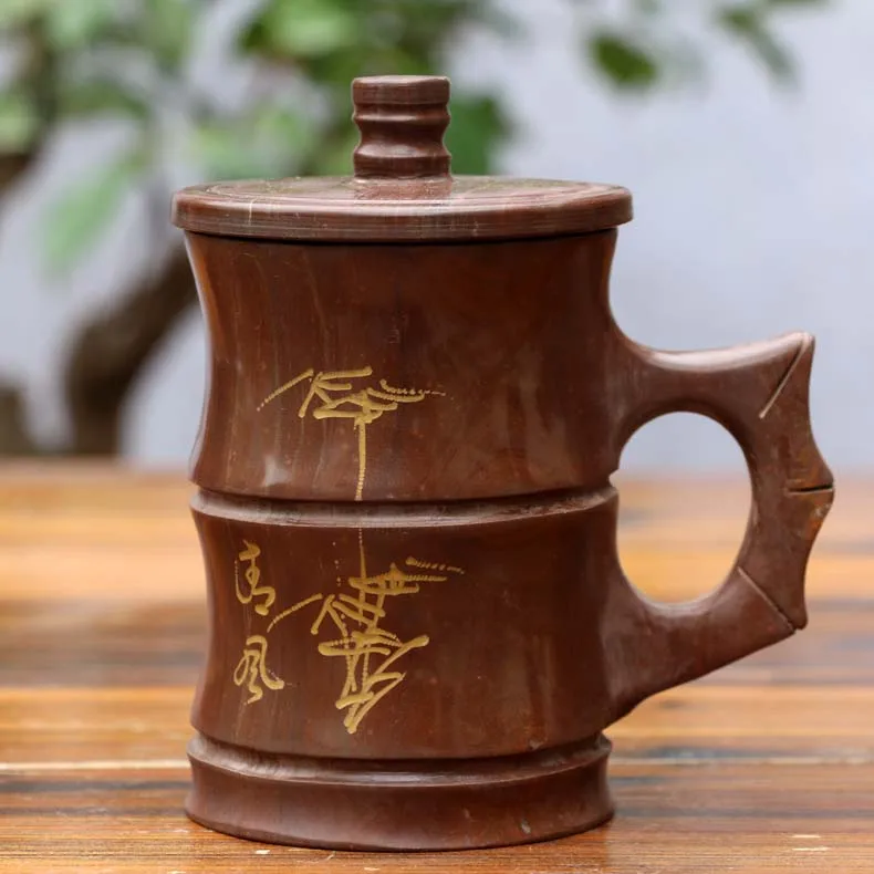 Кружка из натурального камня Офисная кружка muyu stone|stone cup|muyu stonenatur cup |