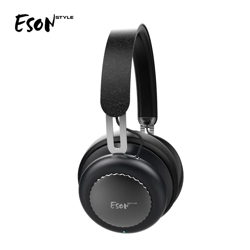 

Eson Style Foldable Over Ear anc Noise Reduction Active Noise Cancelling Bluetooth Headphones-Black