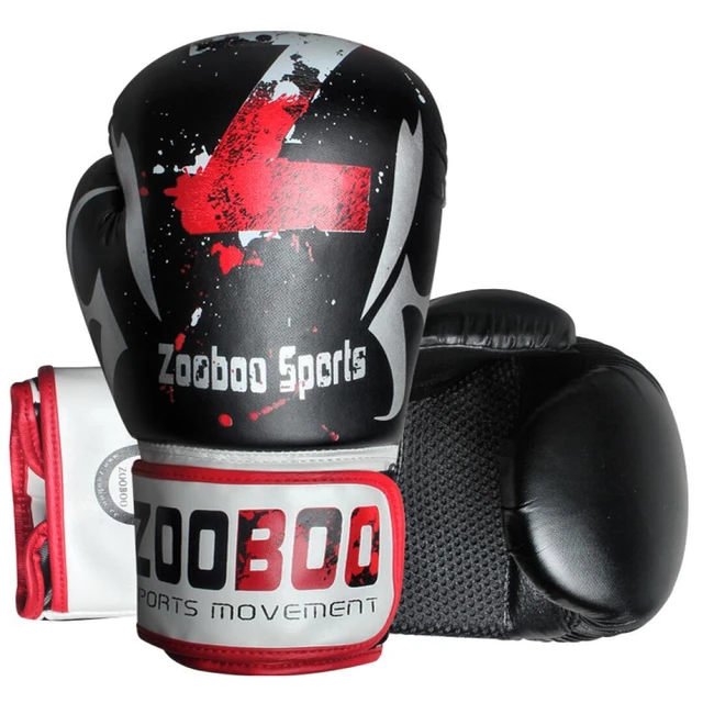 ZooBoo Guantes de artes marciales mixtas, medio dedo, guantes de boxeo,  guantes de combate MMA con banda ajustable para la muñeca para  entrenamiento