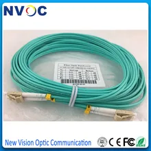 5 шт./лот, 10 м, LC/UPC-LC/UPC мульти-режим OM3, ПВХ, мм, 3,0 мм, дуплексная волоконно-оптическая Перемычка патч-корд, LC-LC патч-корд OM3-150