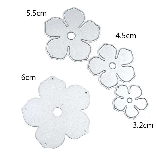 4 Sztuk Metalowe Kwiaty Wykrojniki Szablony Dla DIY ...