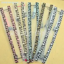 50 шт./лот, 1 см, индивидуальный Леопардовый принт, можно регулировать длину, бюстгальтер, плечевые ремни, женская одежда, аксессуары, случайный выбор