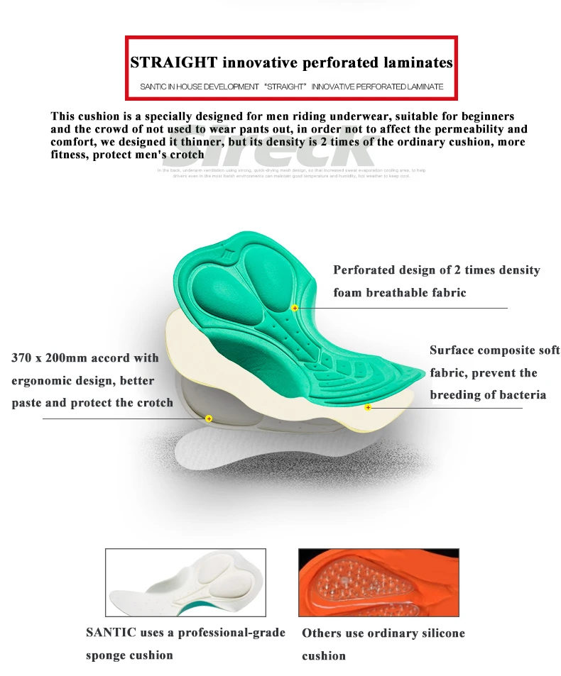 Santic велосипедные шорты с губчатой подкладкой, мужское нижнее белье для велоспорта, удобные дышащие шорты для горного велосипеда, велосипедные шорты, бермуды Ciclismo