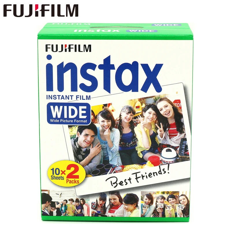 Brand New Fujifilm Instax Wide Film Plain Edge Twin Packs