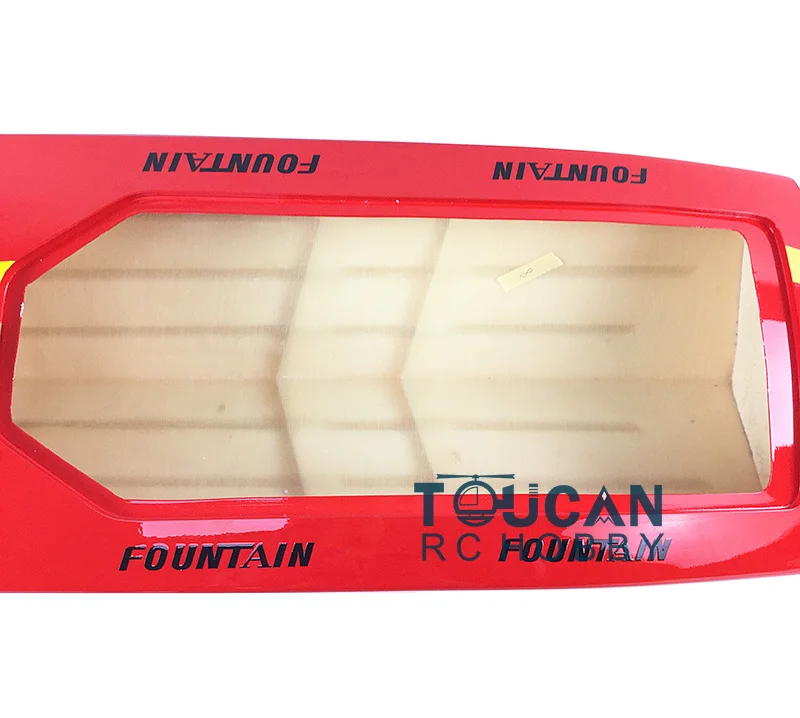 G26IP1 50"FiberGlass Well Painted Boat HULL only for Advanced Player RED TH02722 2