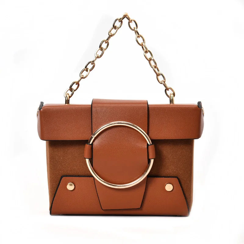 

Flap Women Shoulder Messenger Bags Pu Leather Chains Lock Polyester Fashion Single Bolsos Mujer Sac a Main