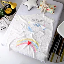 Пеленальное Одеяло для грудничка Ванна Марля новорожденных пеленка одеяла младенцы постельные принадлежности одеяло для кровати диван корзина коляска одеяло Спальный Мешок