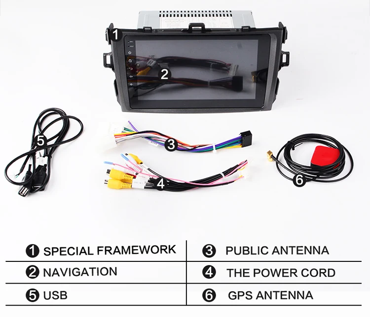 Perfect Android Car dvd player for Toyota corolla 2007 2008 2009 2010 2011 gps navigation 2 din radio multimedia player 31