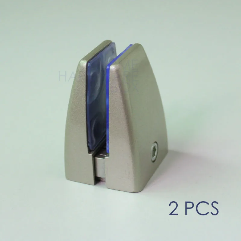 gray wall mount arcrylic sign holder desk screen partition glass clamap