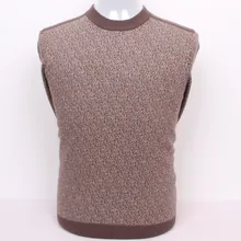 Высокого качества козья кашемир Мужская Бутик пуловер свитер половина-высокий воротник верблюд коричневый 2 вида цветов S/105-3xl/ 130