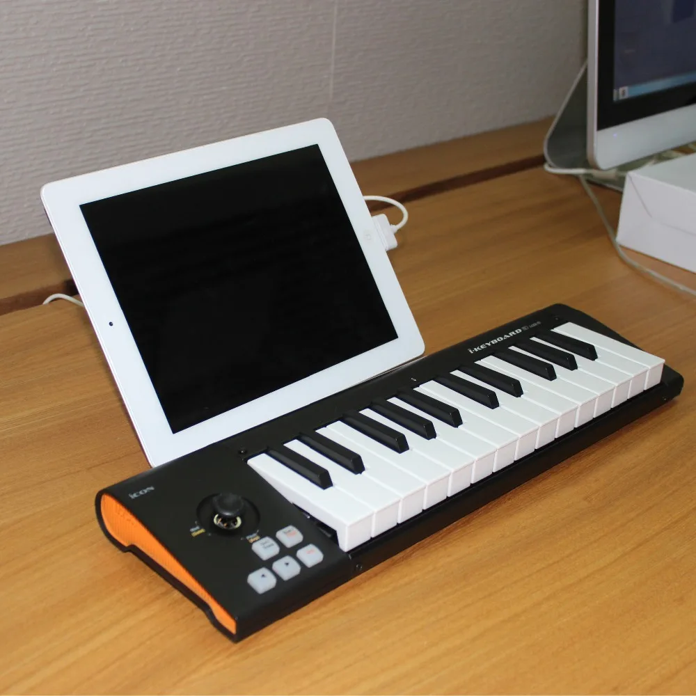 Клавиатура iCON iKeyboard 3 mini 25 note чувствительная к скорости клавиши в пианино USB MIDI
