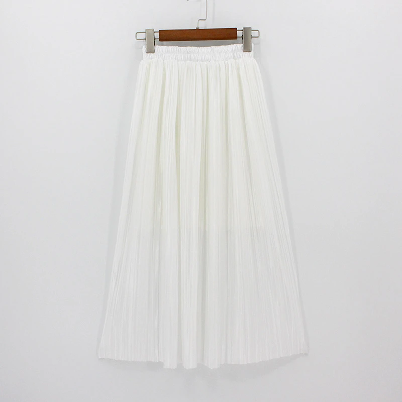plus size long white maxi skirt