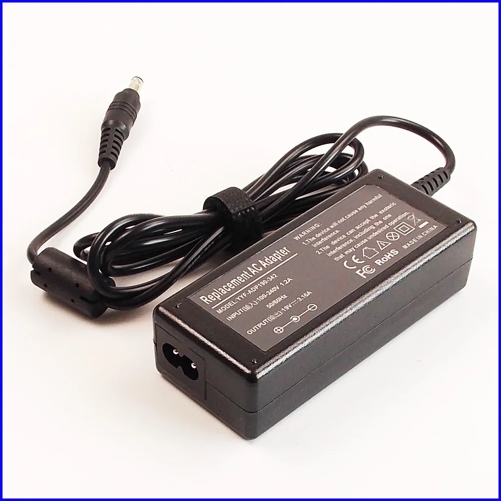 19V 3.16A адаптер переменного тока для ноутбука + шнур Samsung P35 P460 42PQ P200 P400 P30 P50 P20 P28 P10 P25