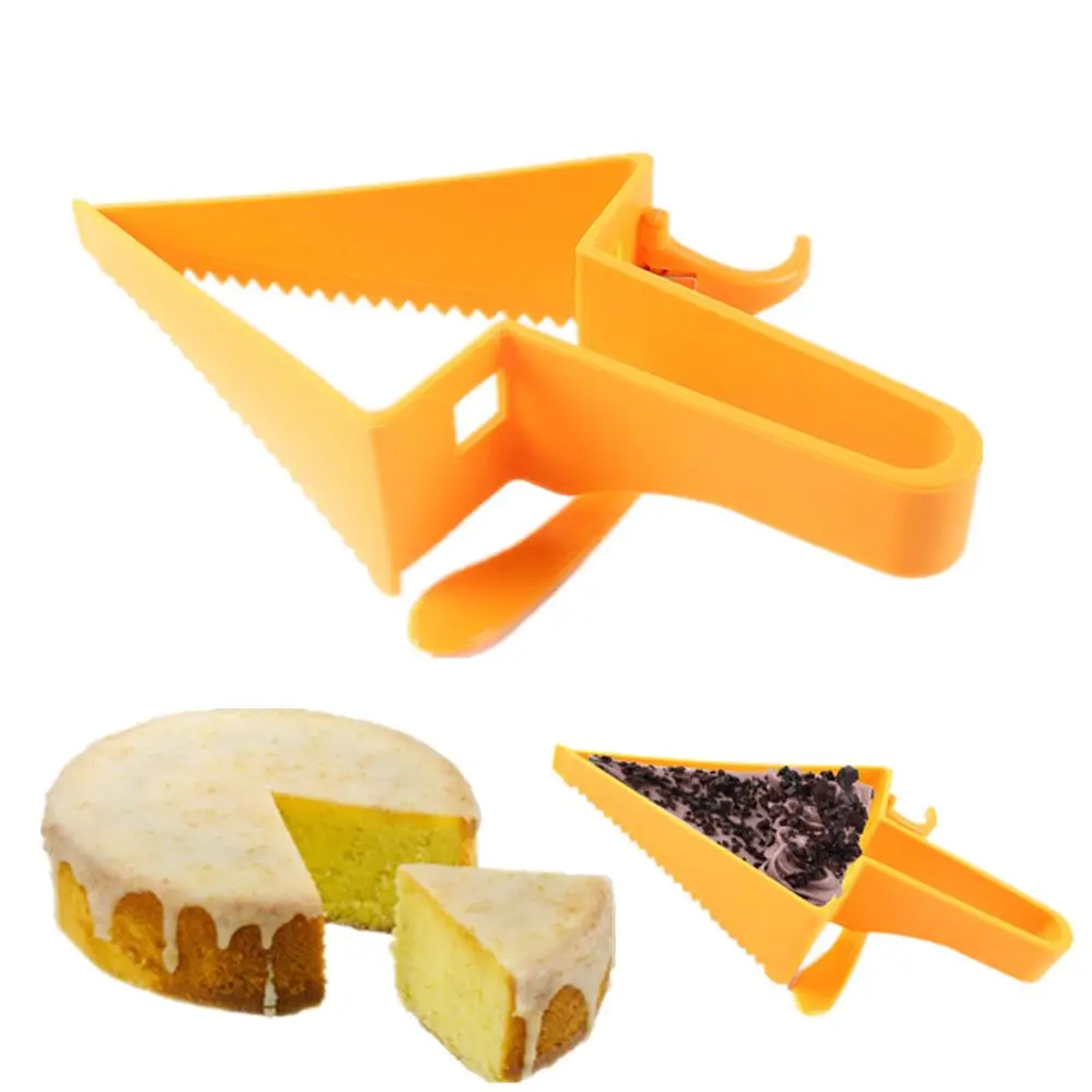 1pcs Triangular Cake Cutter Plastic Cake Knife Separator Cutter Mold