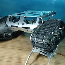 DIY 428 сплав шасси танка/гусеничная машина для дистанционного управления/части робота для производителя DIY/Набор для разработки