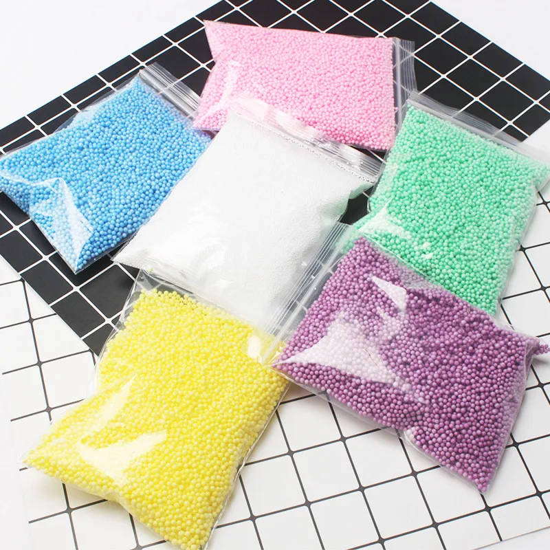 

2018 New Mini Beads Balls Assorted Colors Polystyrene Styrofoam Filler Foam Crafts UP For Home decoration DIY Accessories