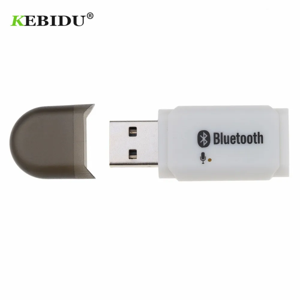 Kebidu беспроводной USB Bluetooth V5.0 аудио музыкальный приемник адаптер стерео-гарнитура Aux адаптер автомобильный комплект для iPhone Android автомобиля