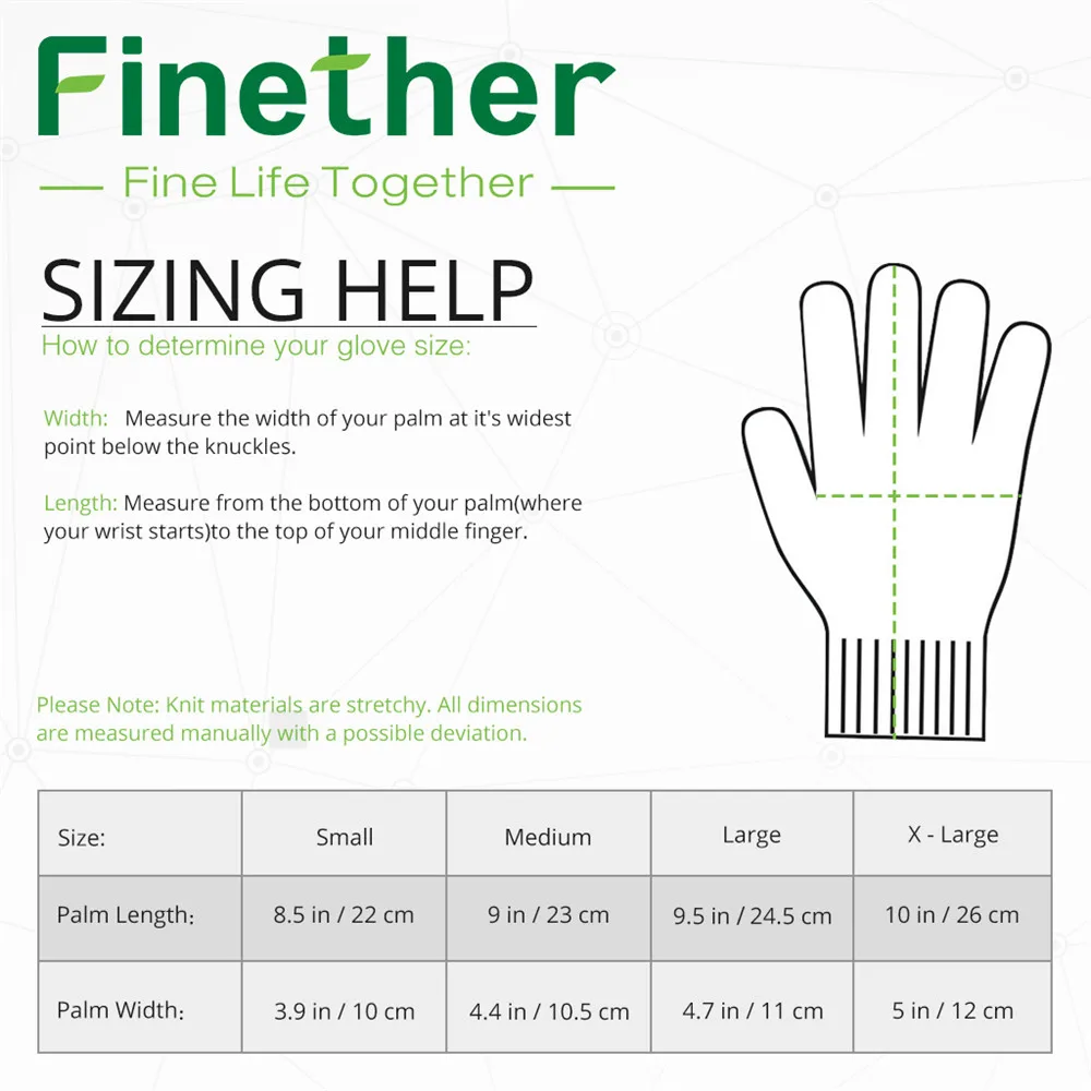 Hot Finether Cut-Resistant Gloves EN388 Level 5 Cut Resistance and CE Certified Safety Anti Abrasion Working Protective Gloves 14