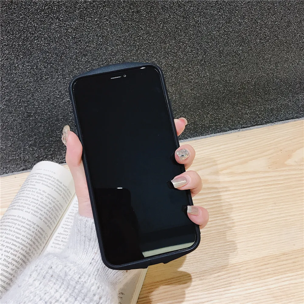 Чехол для iPhone X, XR, XS, Max, 6, 6 S, 7, 8 Plus, многоцветная мраморная цветная каменная трещина, невидимая подставка, задняя крышка