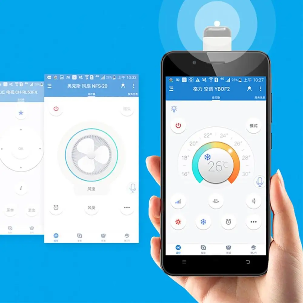 Универсальный пульт дистанционного управления мобильный инфракрасный передатчик Android мобильный телефон обучение OTG умный пульт дистанционного управления для ТВ Кондиционер