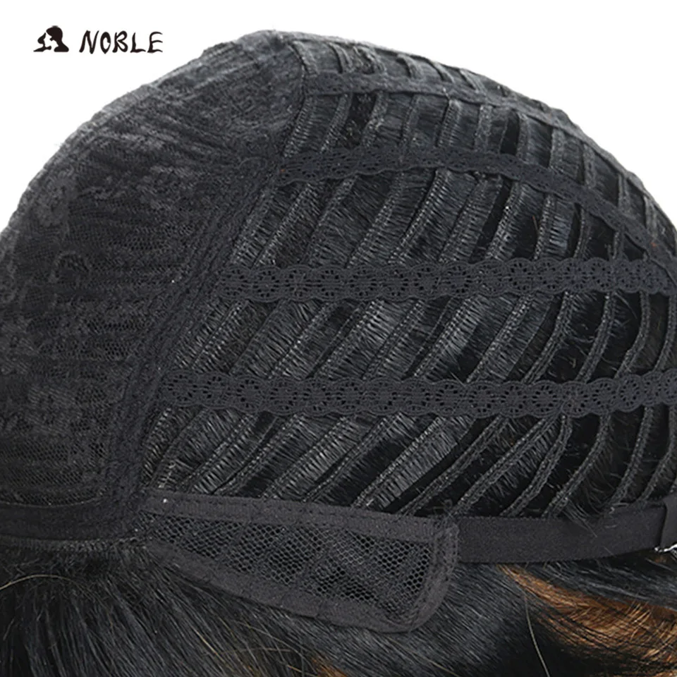 Nobre perucas de cabelo sintético 10 Polegada