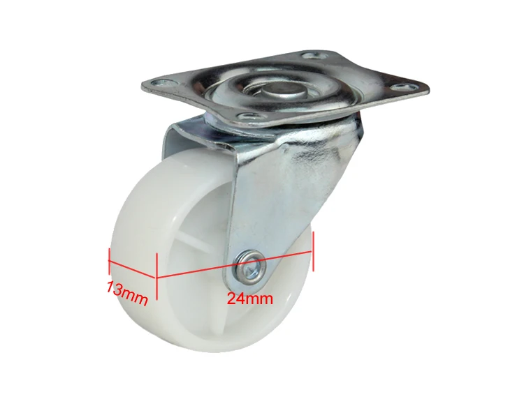 for Flower Stand 4 Small 1 / 1.25 Caster Wheels Bedside Table White YBCM Nylon Casters Low Noise Small Furniture Castors Side Table for Flower Stand 4 Small 1 / 1.25 Caster Wheels Bedside Table White YBCM Nylon Casters Low Noise Small Furniture Castors Side Table