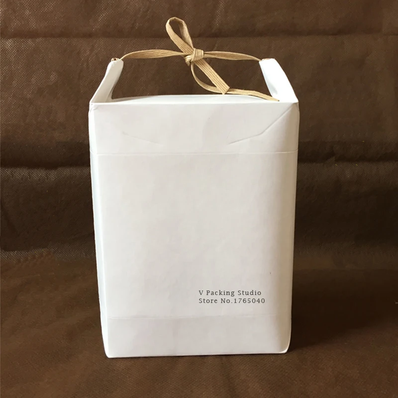 

M size Packing 5kg Rice packing Kraft paper bags/ food paper box/Dry Fruits Grain sack Walnut dry fruit stand box 100piece\lot