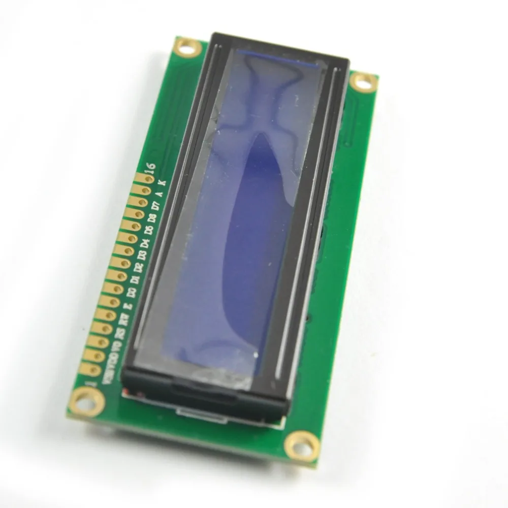 RCmall 1602 ЖК-дисплей Дисплей модуль с голубой Подсветка 51 обучение плата поддерживает ЖК-дисплей 1602 16x2 ЖК-дисплей для Arduino FZ0037