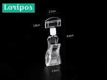 POP Photo Clip Holder Promotion Sales Advertising Paper Label Clips Sign Holder Shelf Talker Pipe Clamp Price Tag Display Rack