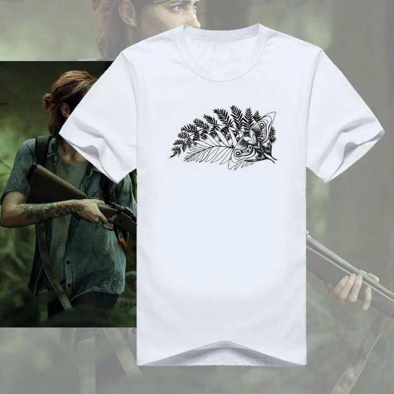 

New The Last of Us Ellie T-Shirt Anime Tops Tees Summer Men Women Cosplay Short Sleeve T shirt